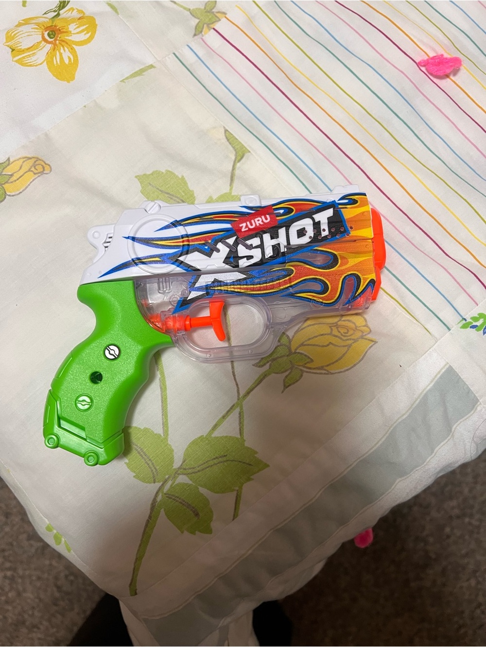 Single Shot Foam Blaster - Green & Orange